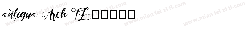 antigua Arch TL字体转换